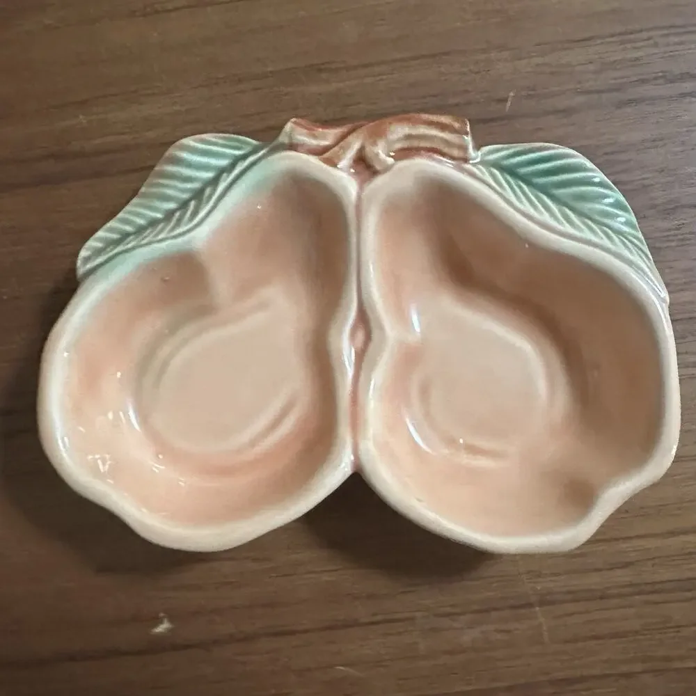 3 Vintage Pear Dishes Belmar By California Pottery